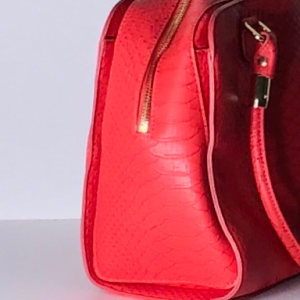 Olivia + Joy New York Red & Gold Purse - Picture 8 of 14